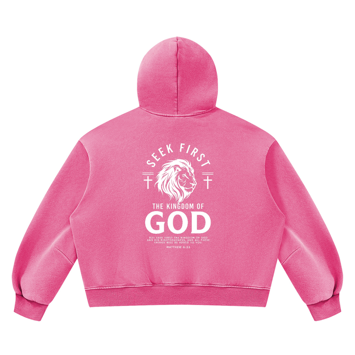 Unisex Vintage Wash Boxy Fleece Hoodie