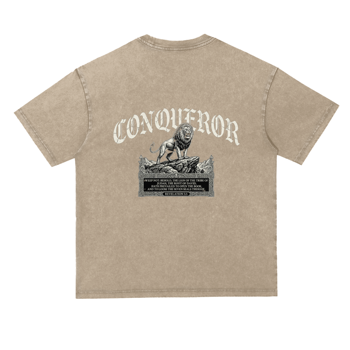 Snow Washed Heavyweight Oversize T-Shirt
