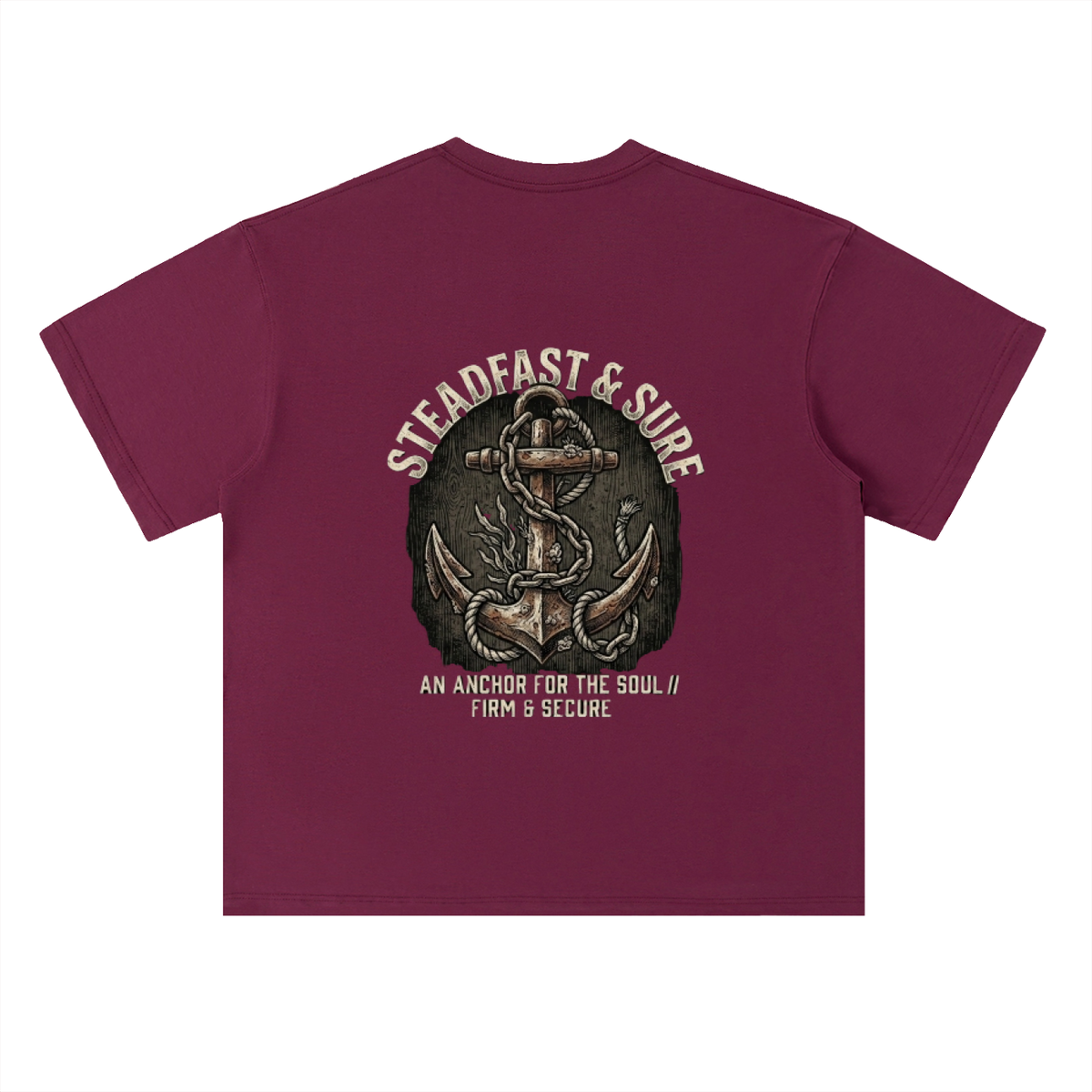 Heavyweight Drop Shoulder Cotton T-Shirt