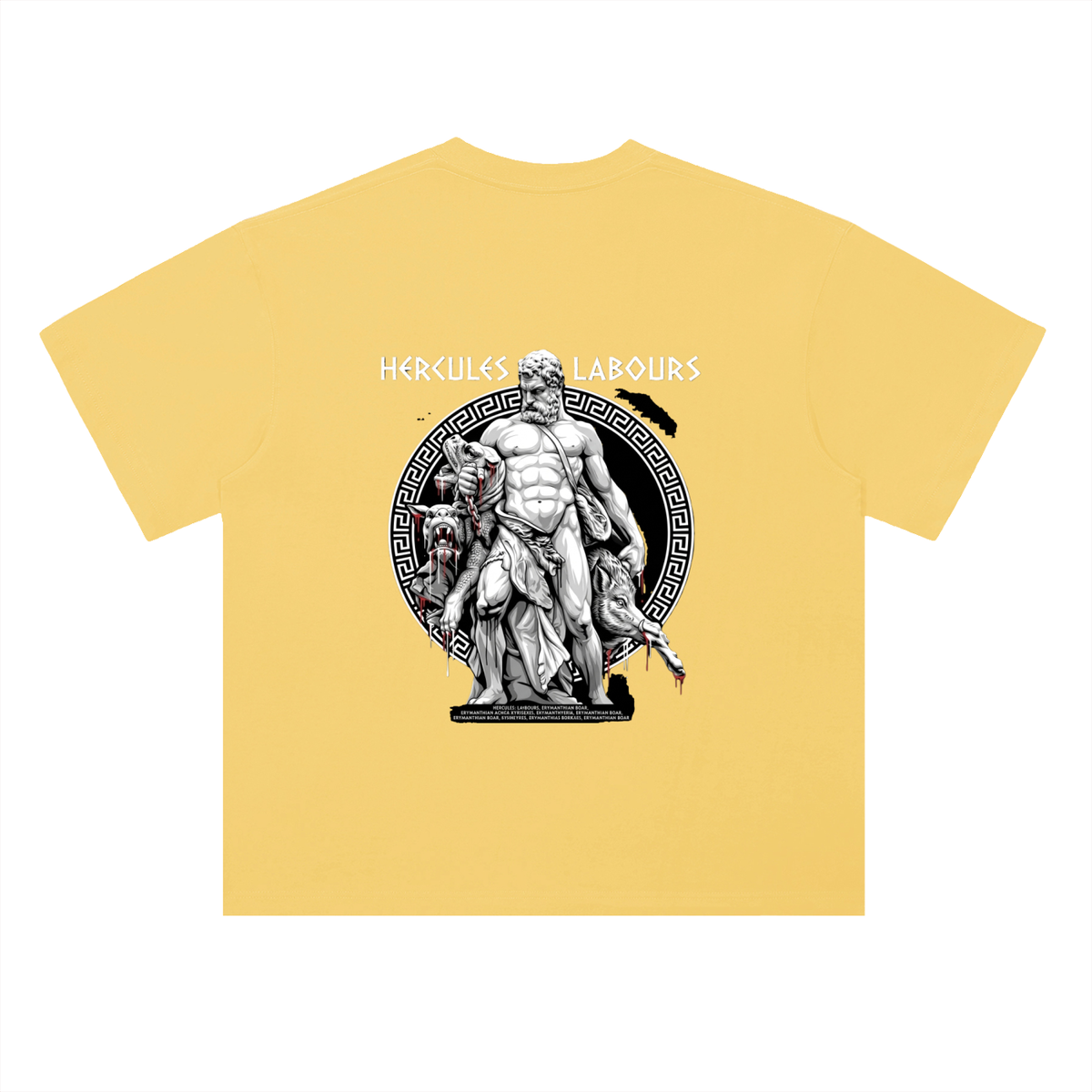 Heavyweight Drop Shoulder Cotton T-Shirt