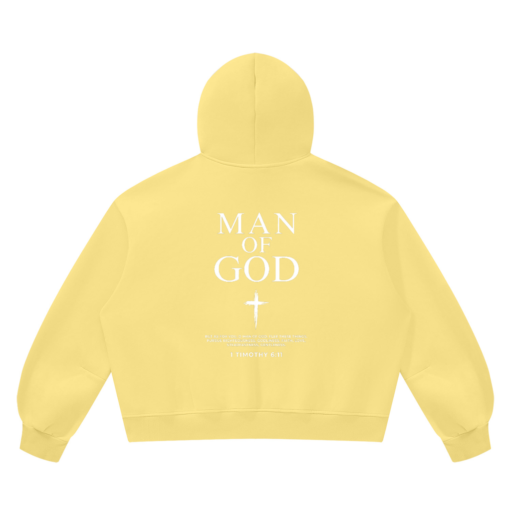 Unisex Vintage Wash Boxy Fleece Hoodie