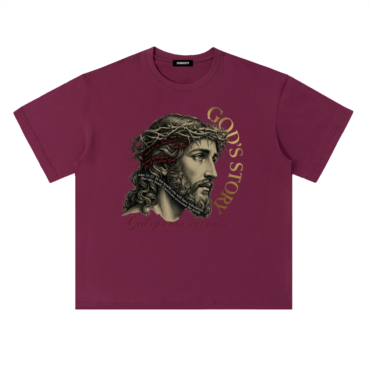 Heavyweight Drop Shoulder Cotton T-Shirt