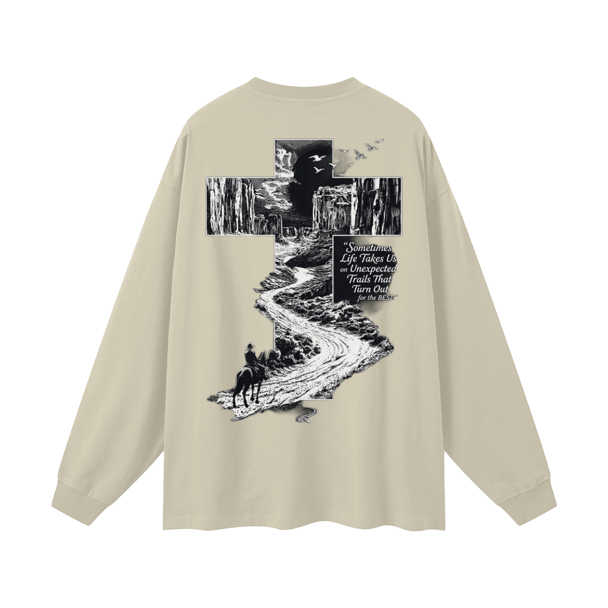 Oversized Unisex Long Sleeve T-Shirt