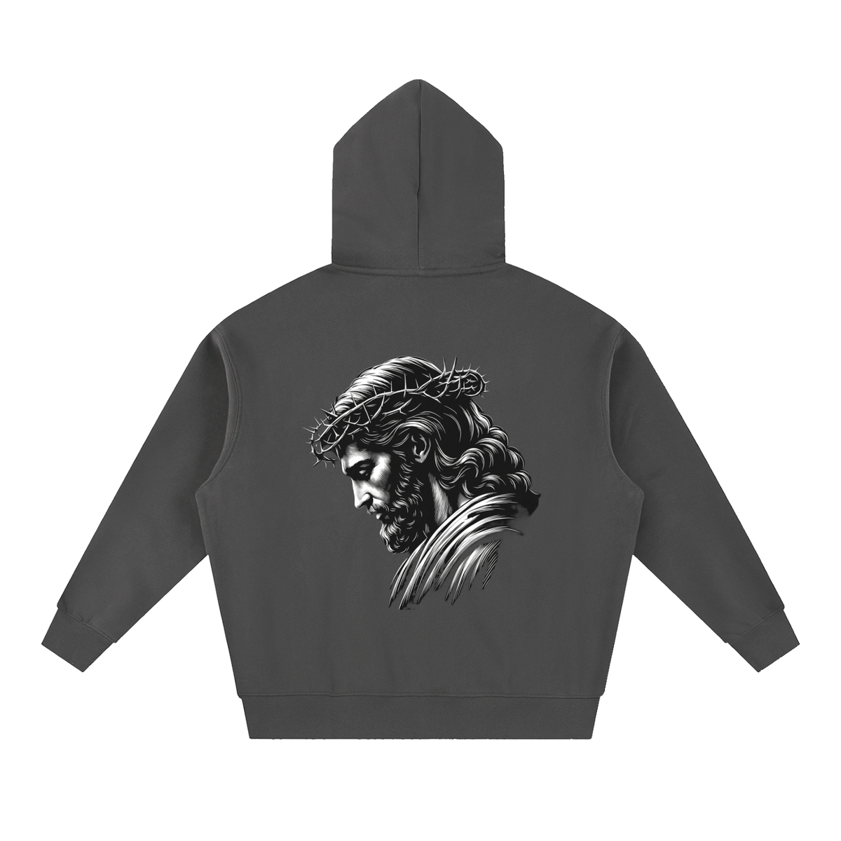 Essential Oversized Boxy Fit Fleece Hoodie