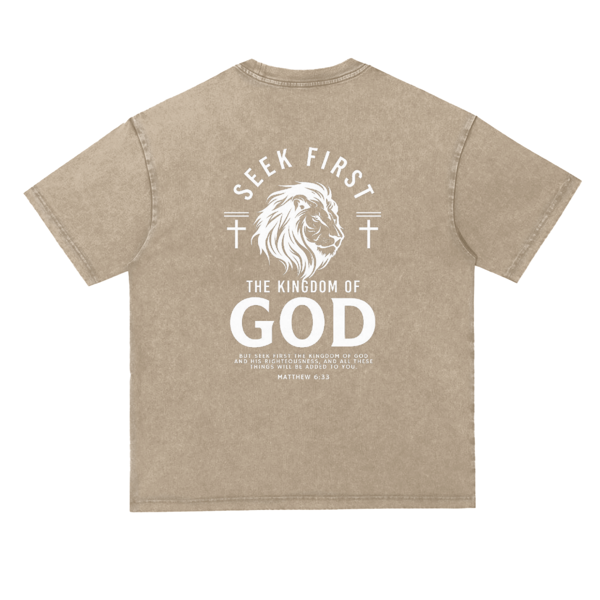 Snow Washed Heavyweight Oversize T-Shirt