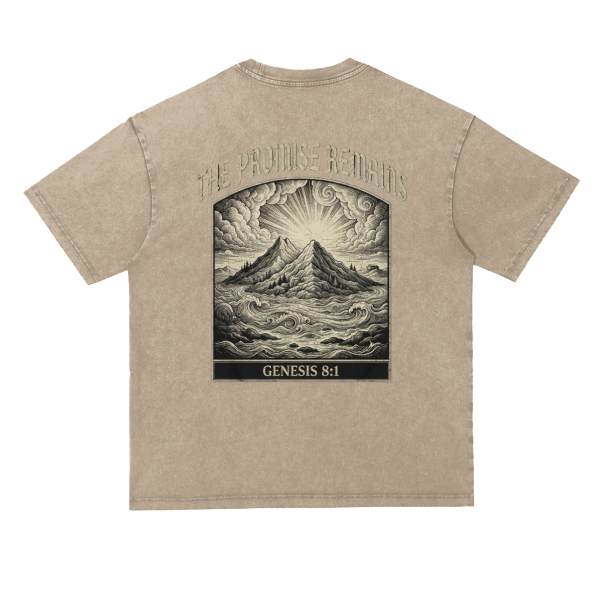 Snow Washed Heavyweight Oversize T-Shirt