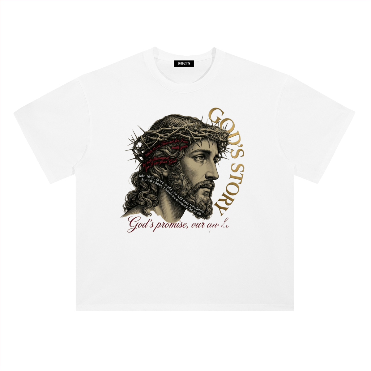 Heavyweight Drop Shoulder Cotton T-Shirt
