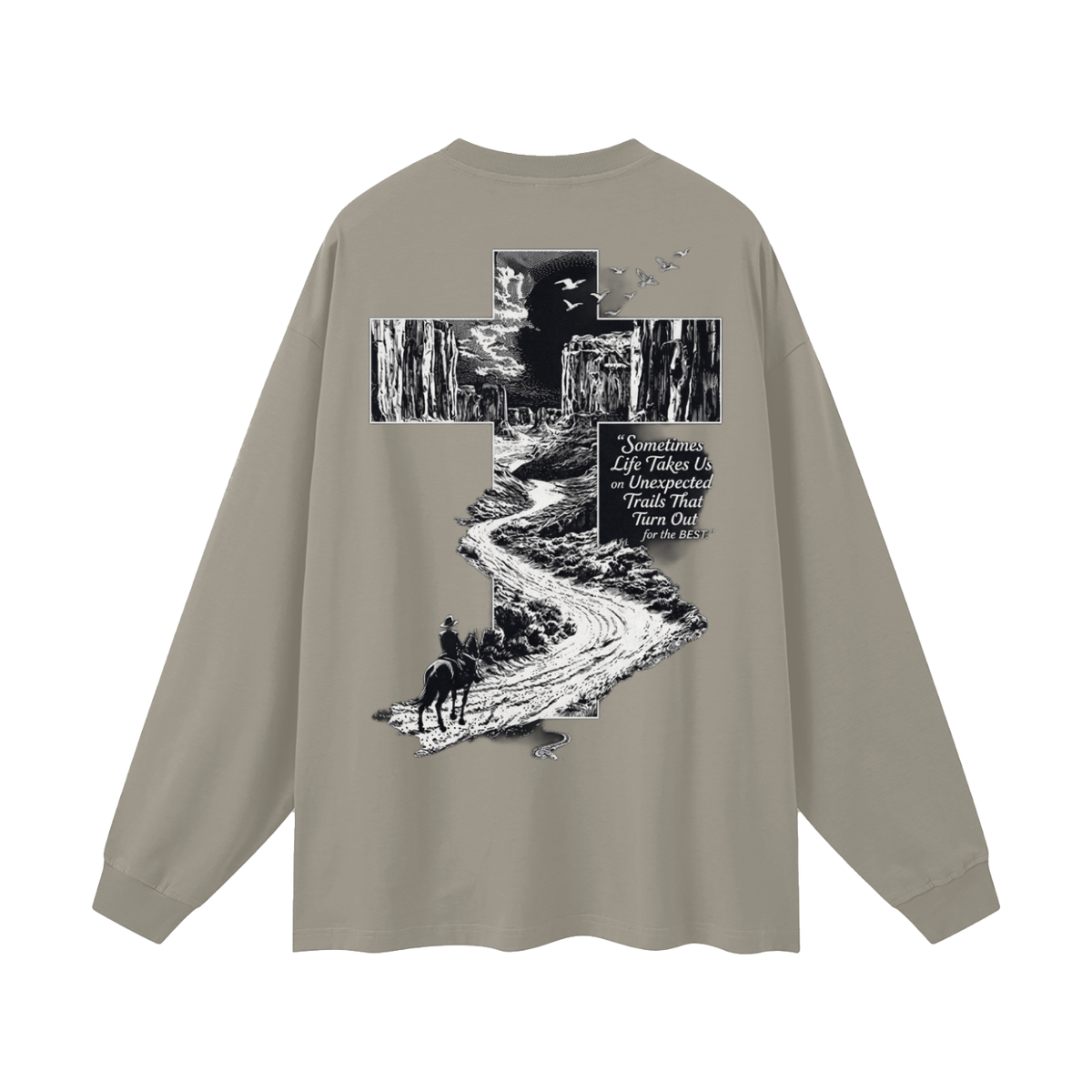 Oversized Unisex Long Sleeve T-Shirt