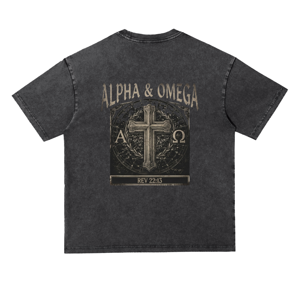 Snow Washed Heavyweight Oversize T-Shirt