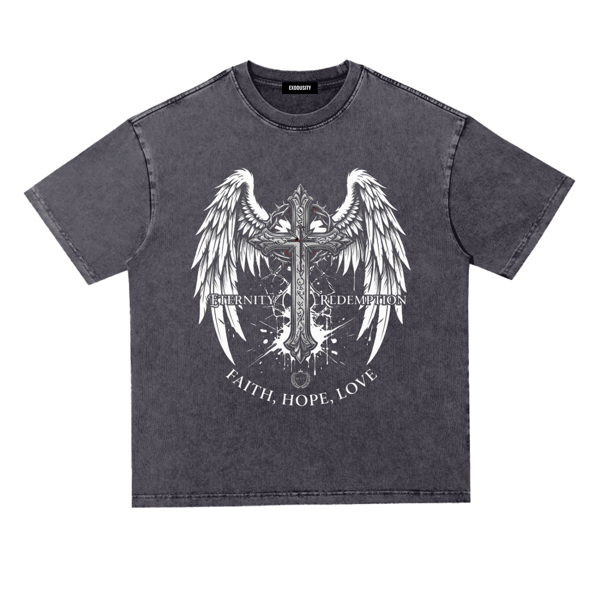 Snow Washed Heavyweight Oversize T-Shirt