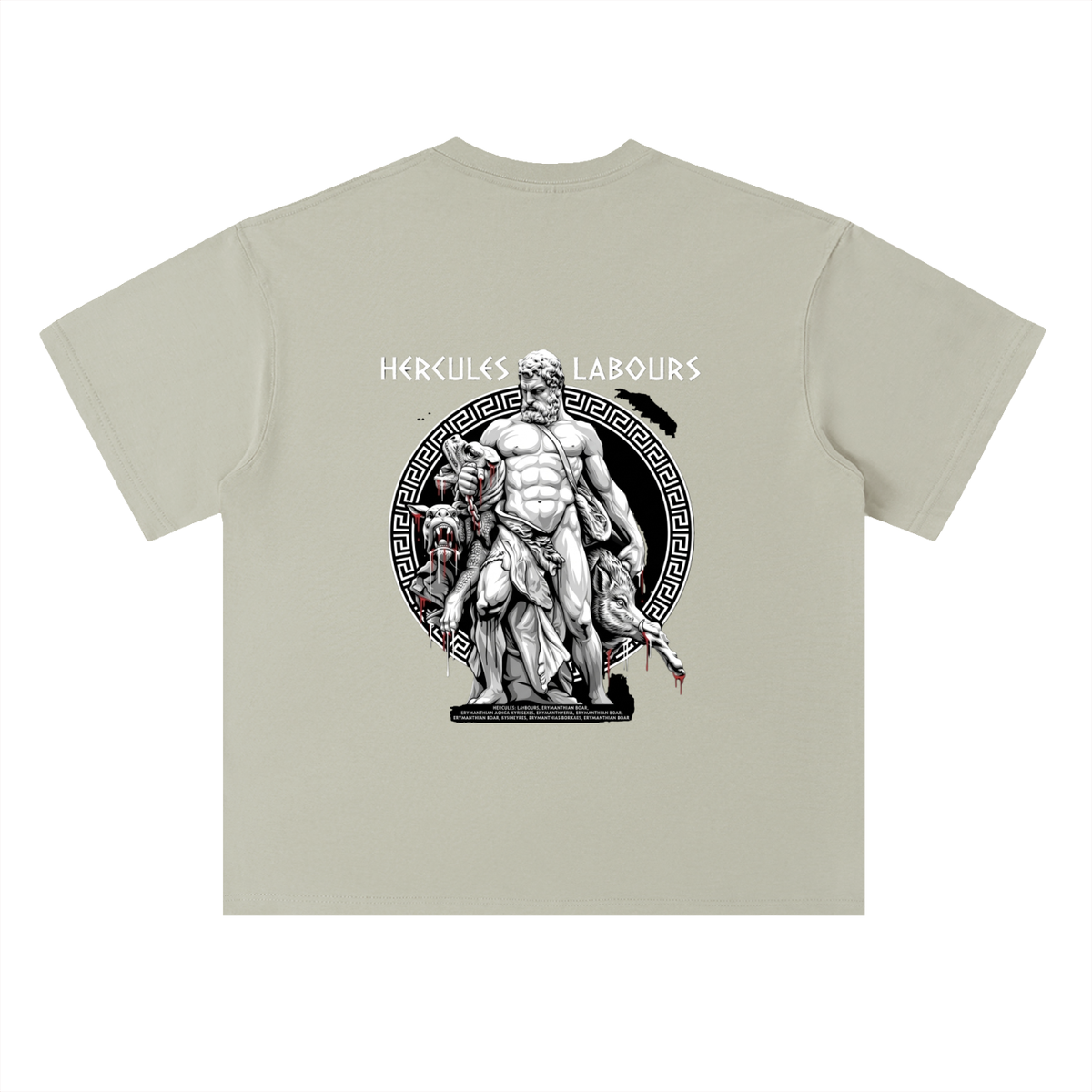 Heavyweight Drop Shoulder Cotton T-Shirt