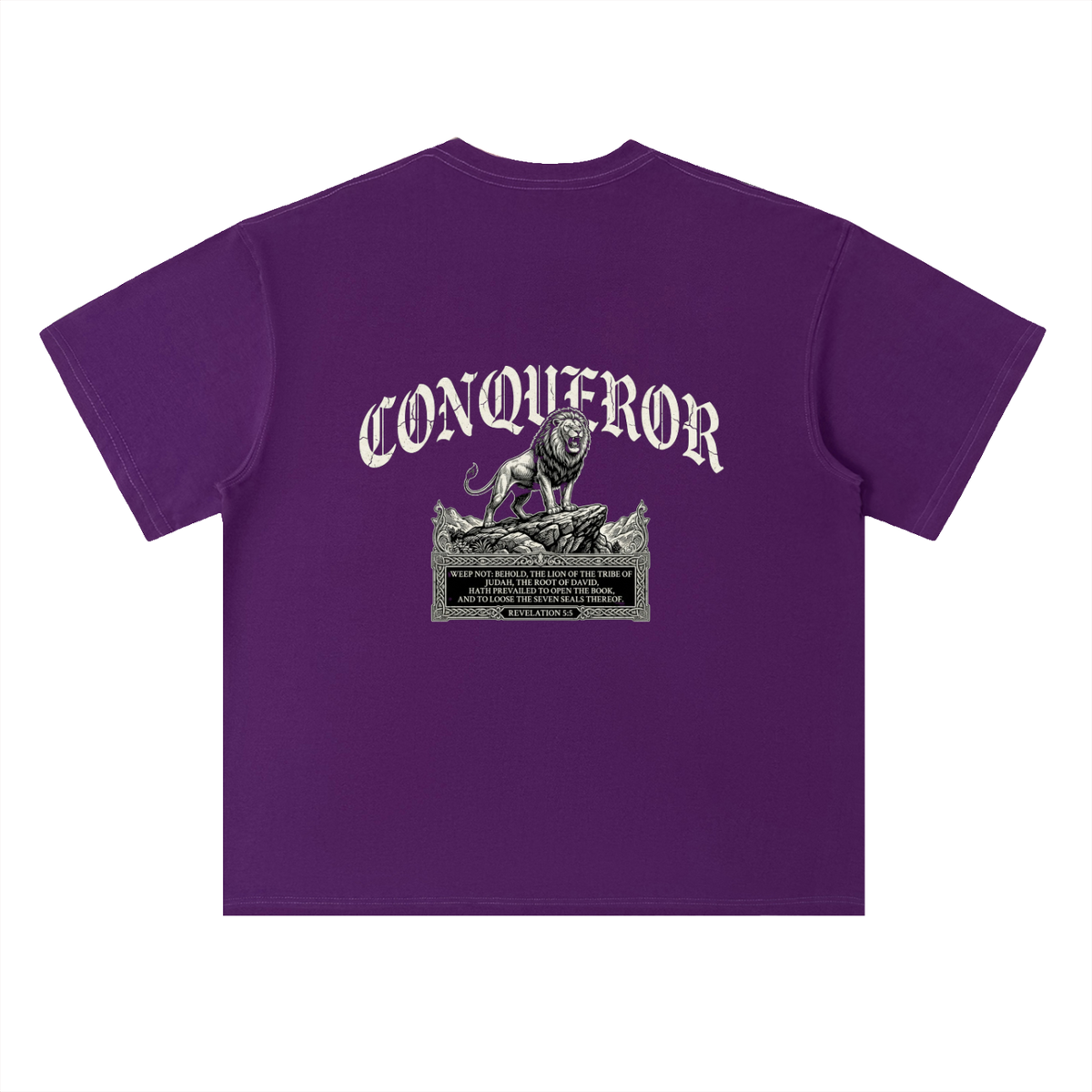 Heavyweight Drop Shoulder Cotton T-Shirt