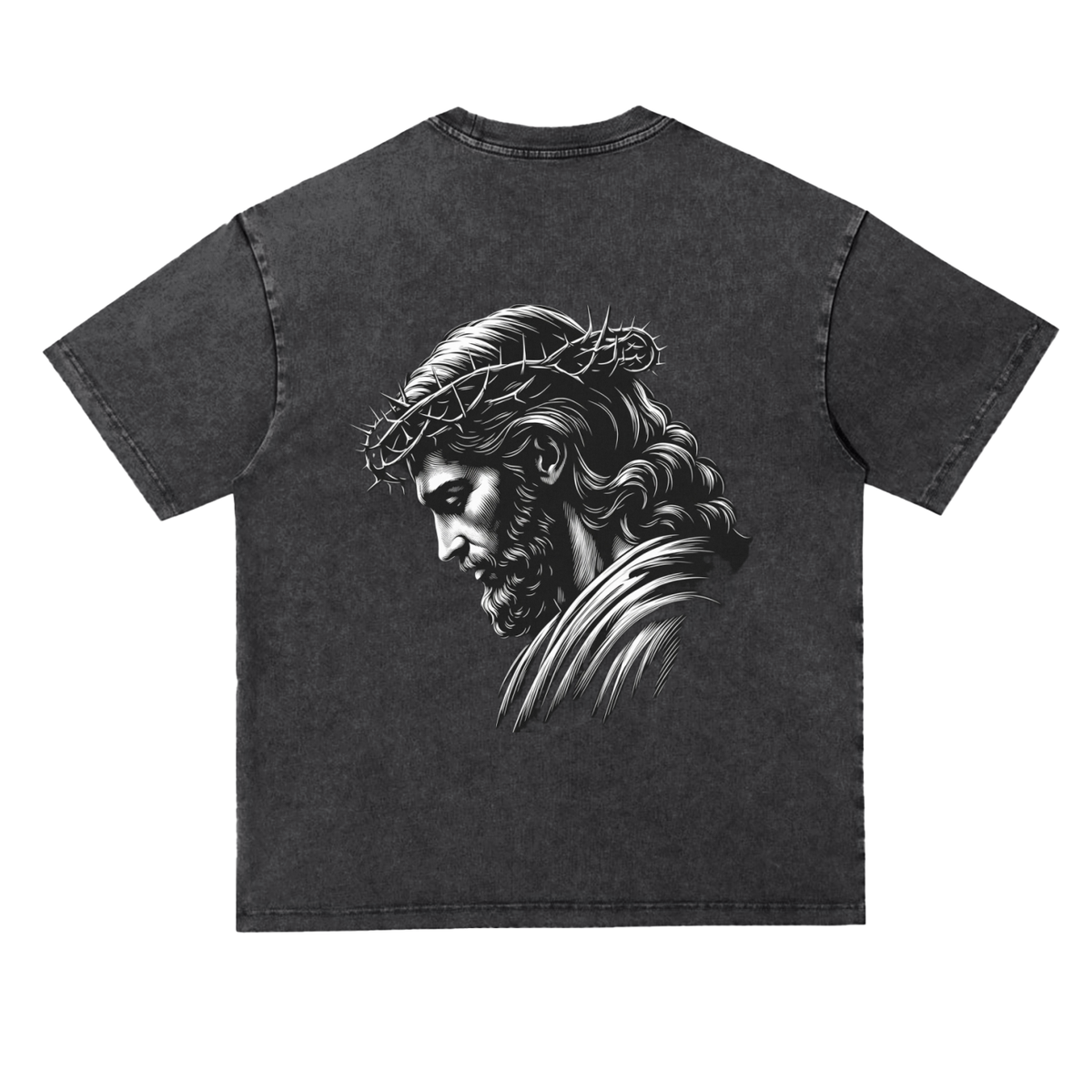 Snow Washed Heavyweight Oversize T-Shirt