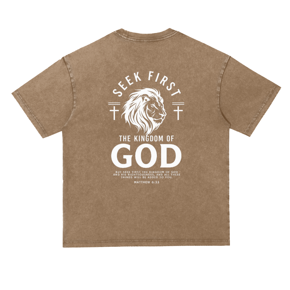 Snow Washed Heavyweight Oversize T-Shirt