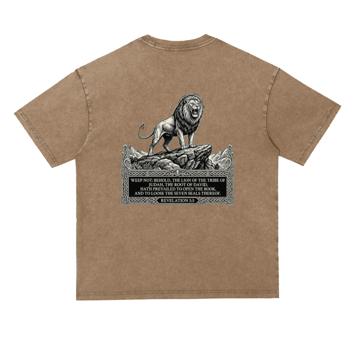 Snow Washed Heavyweight Oversize T-Shirt