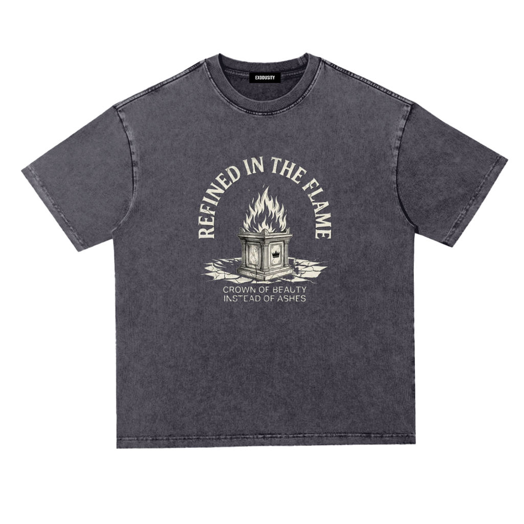 Snow Washed Heavyweight Oversize T-Shirt