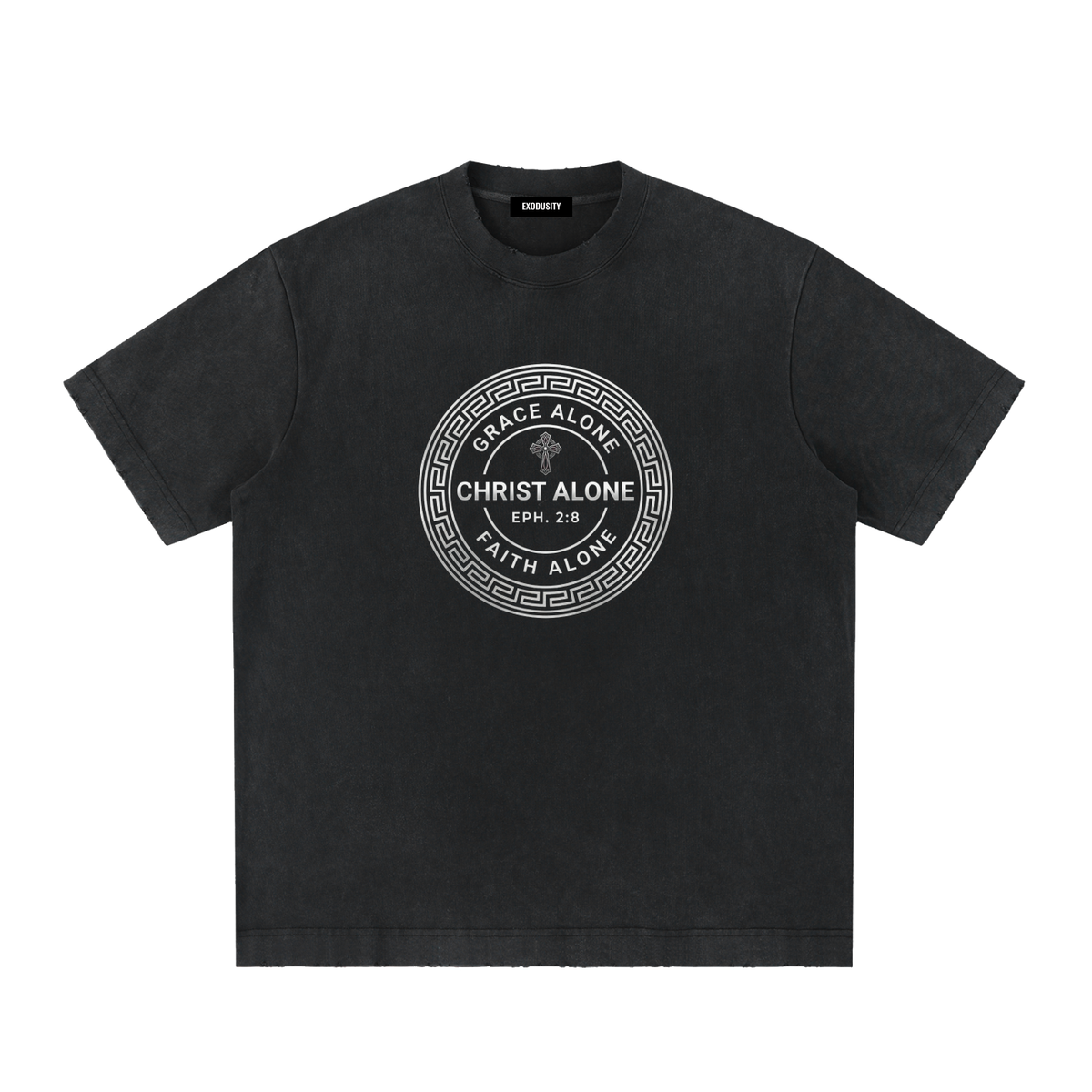 Heavyweight Vintage Washed Frayed T-Shirt