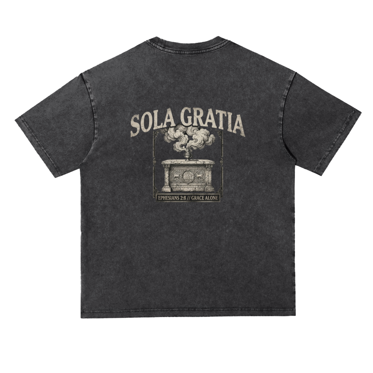 Snow Washed Heavyweight Oversize T-Shirt