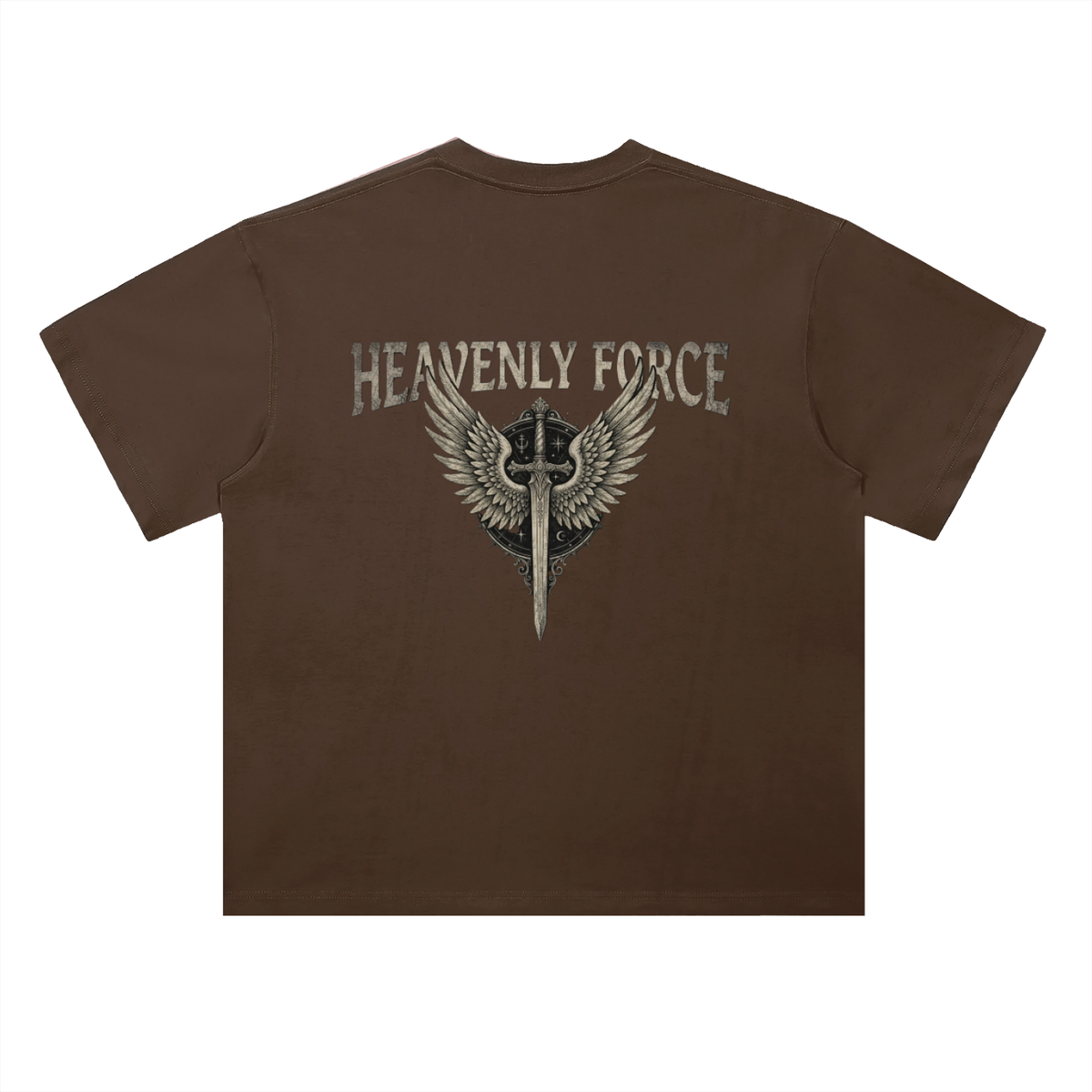 Heavyweight Drop Shoulder Cotton T-Shirt