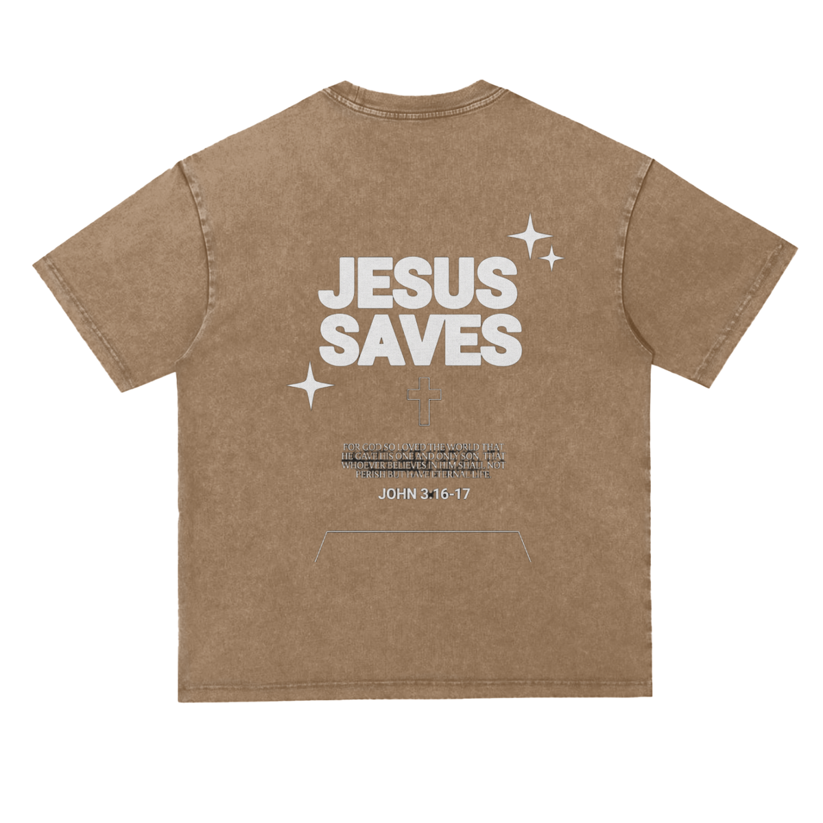 Snow Washed Heavyweight Oversize T-Shirt