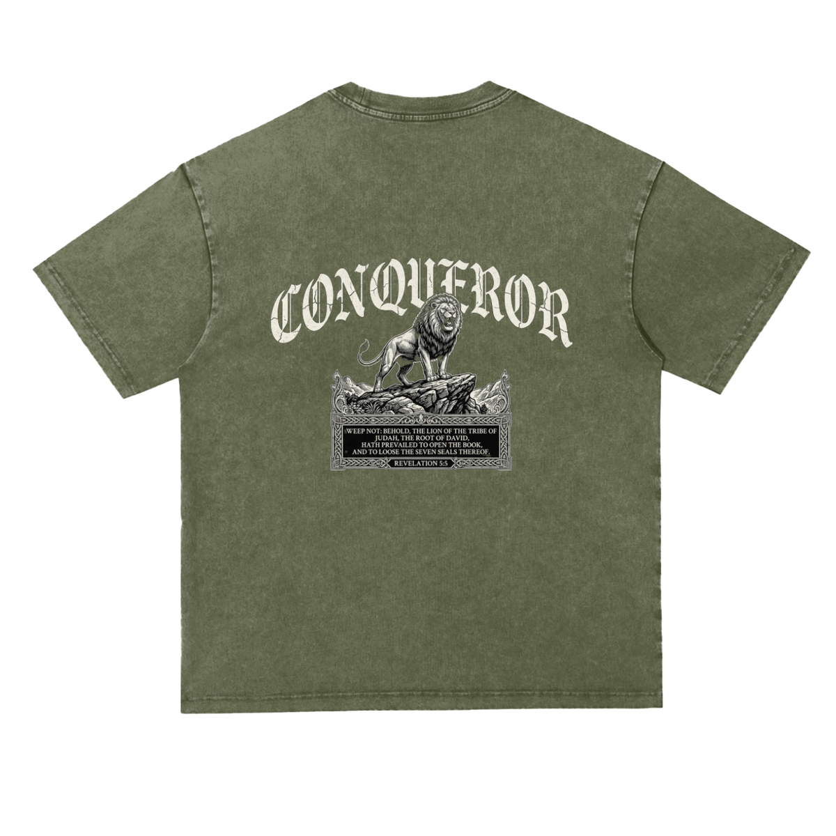 Snow Washed Heavyweight Oversize T-Shirt