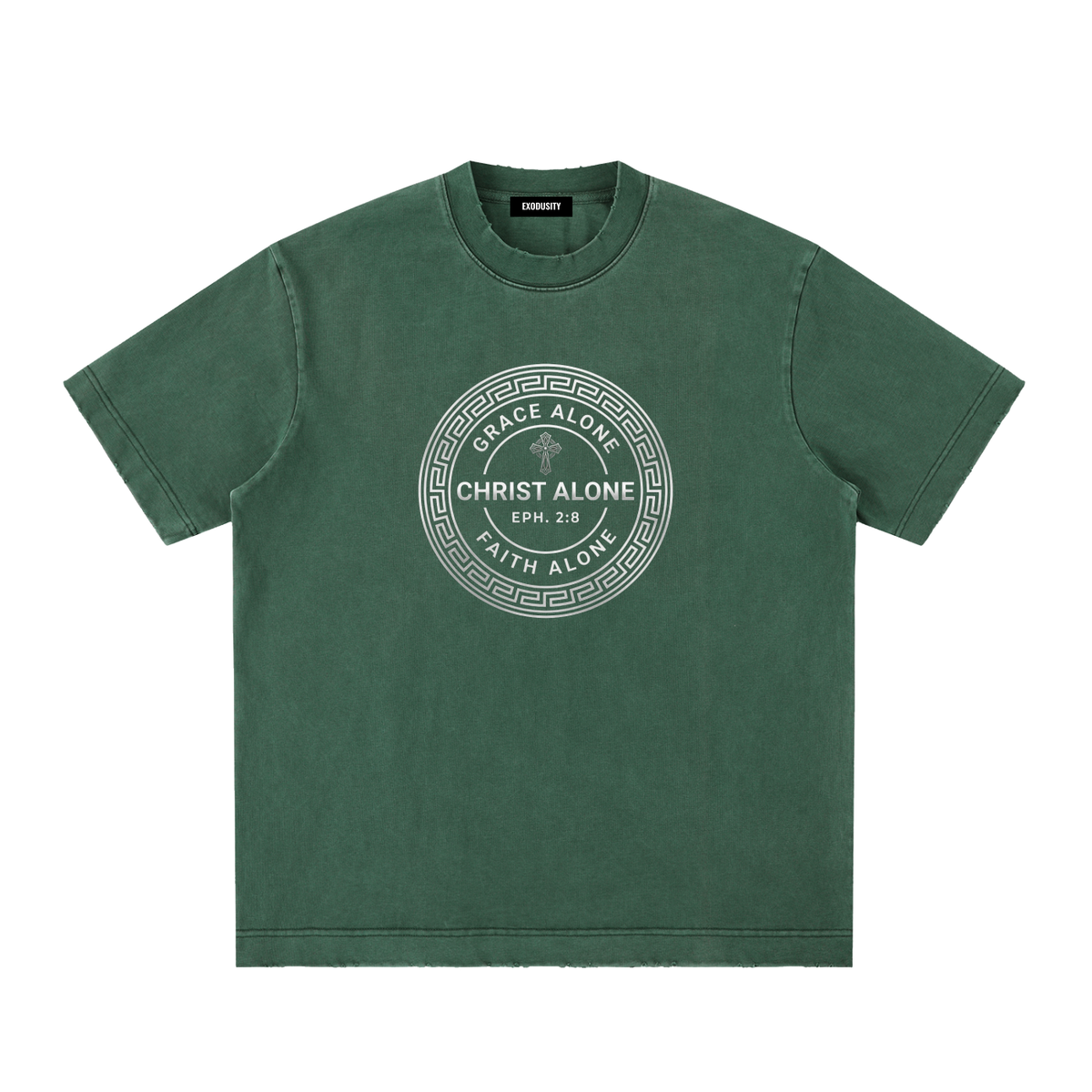 Heavyweight Vintage Washed Frayed T-Shirt