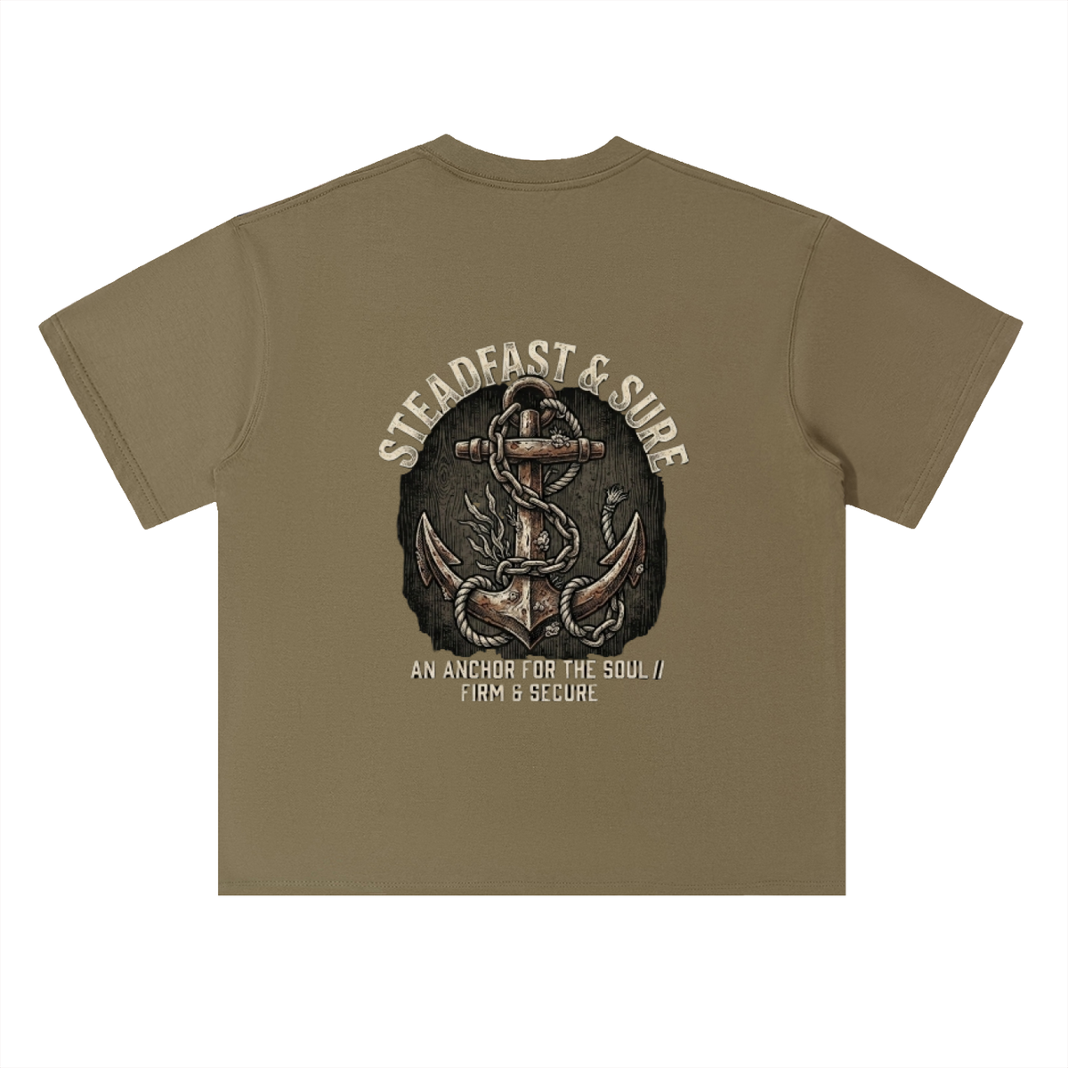 Heavyweight Drop Shoulder Cotton T-Shirt