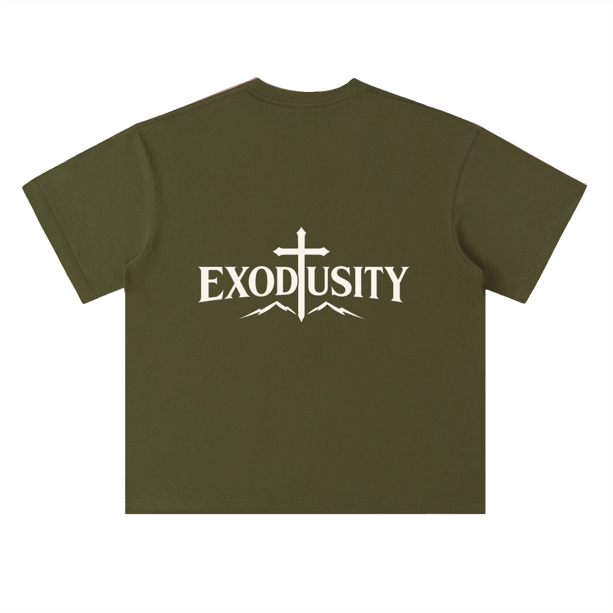 Heavyweight Drop Shoulder Cotton T-Shirt