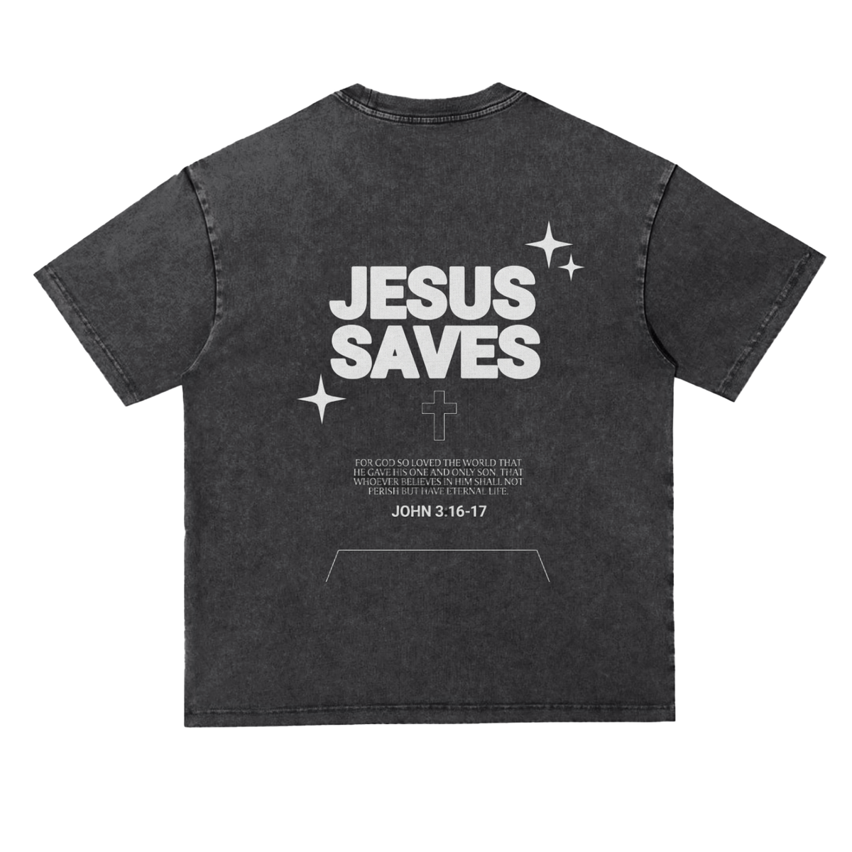 Snow Washed Heavyweight Oversize T-Shirt