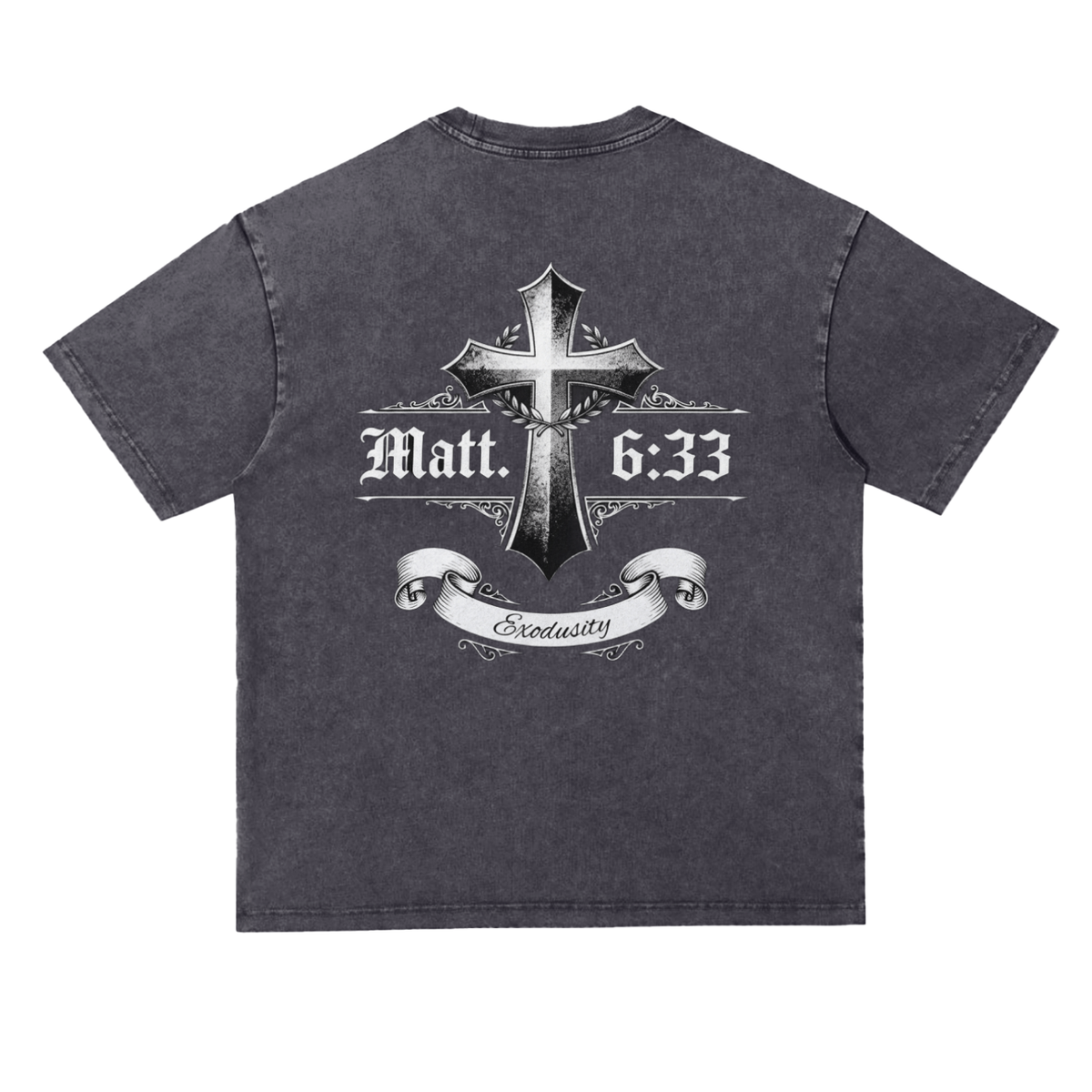 Snow Washed Heavyweight Oversize T-Shirt