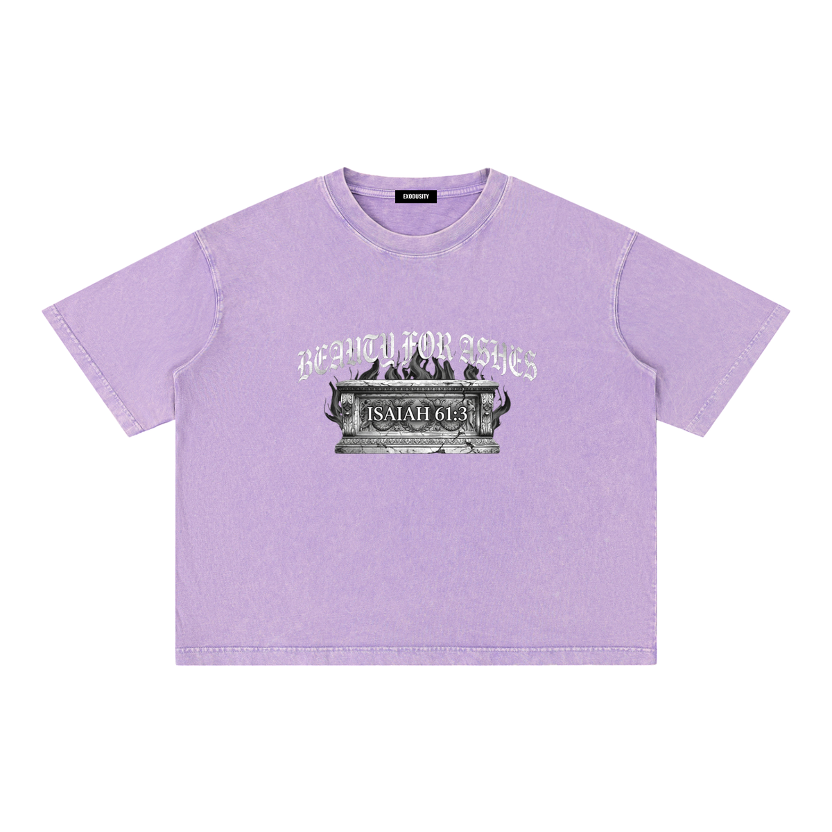 Mineral Wash Boxy Cotton T-Shirt