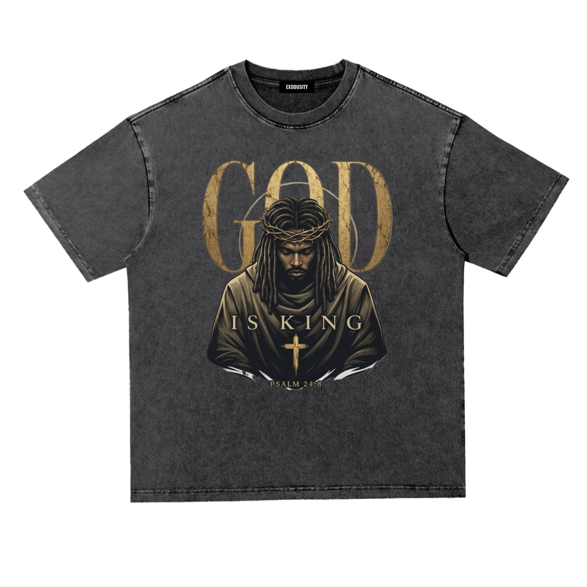 Snow Washed Heavyweight Oversize T-Shirt