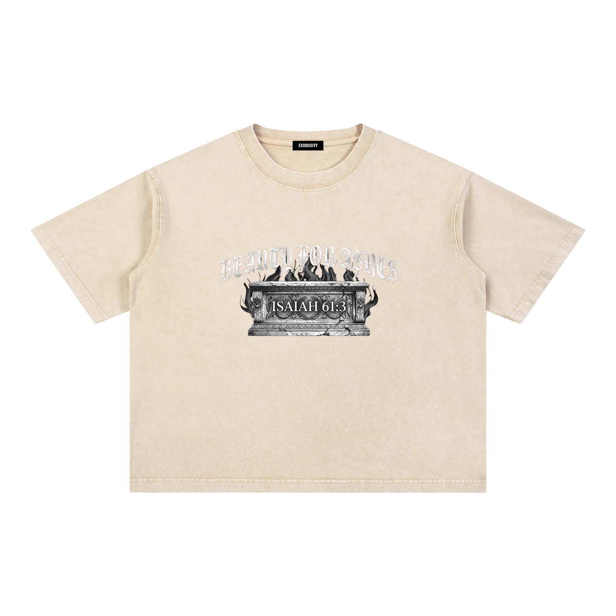 Mineral Wash Boxy Cotton T-Shirt