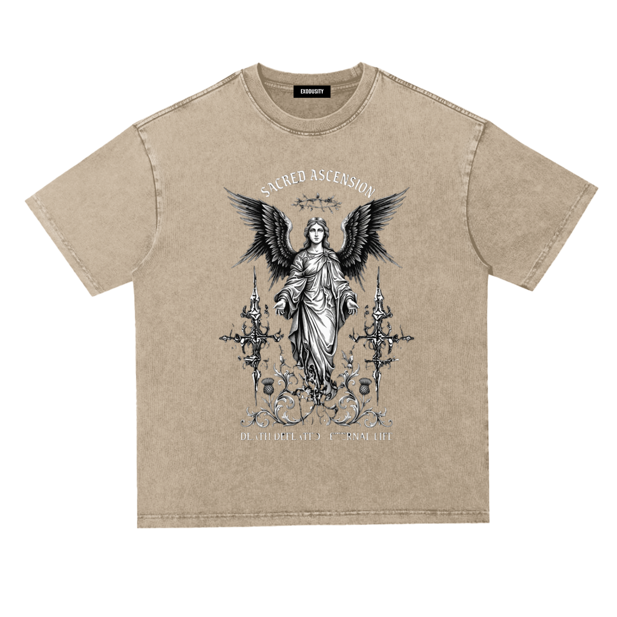 Snow Washed Heavyweight Oversize T-Shirt