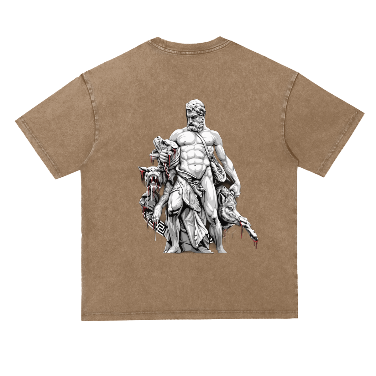 Snow Washed Heavyweight Oversize T-Shirt