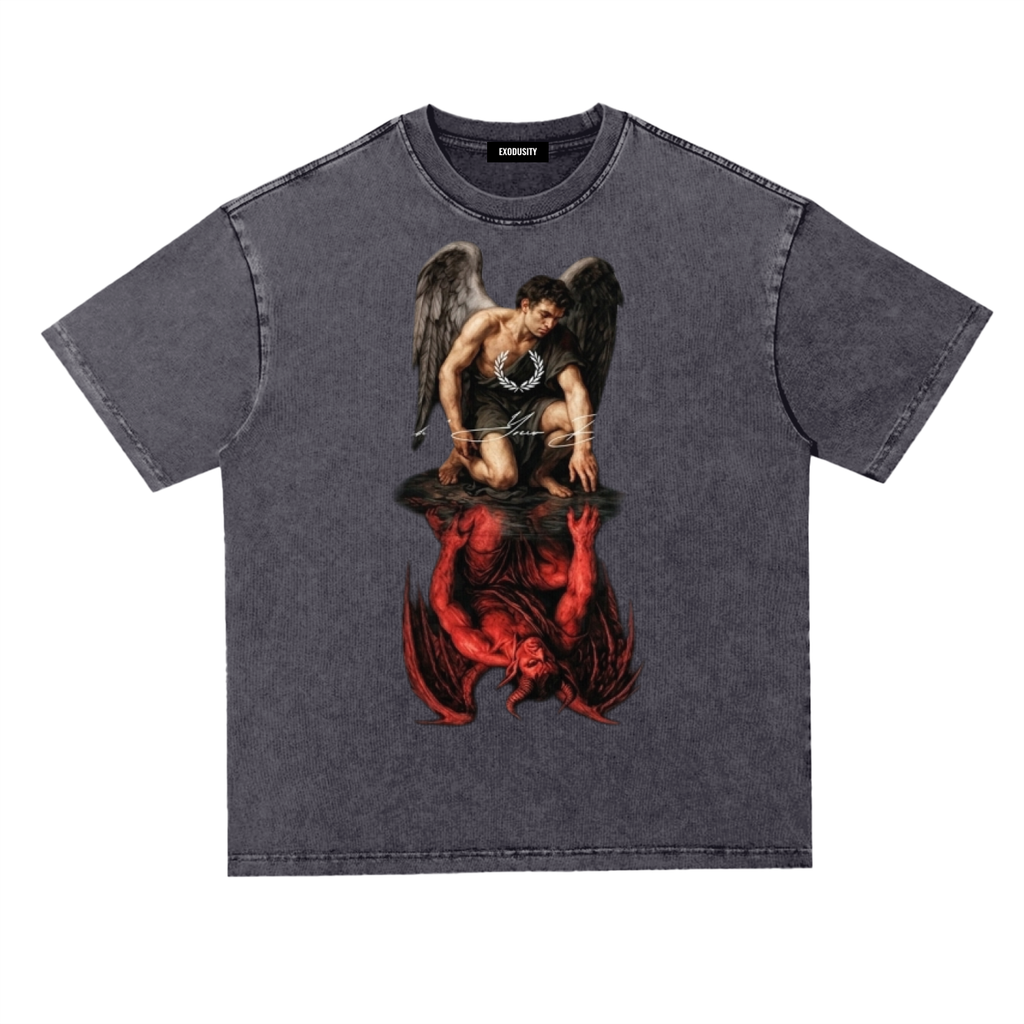 Snow Washed Heavyweight Oversize T-Shirt