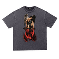 Snow Washed Heavyweight Oversize T-Shirt