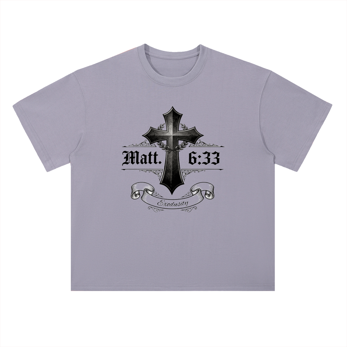 Heavyweight Drop Shoulder Cotton T-Shirt