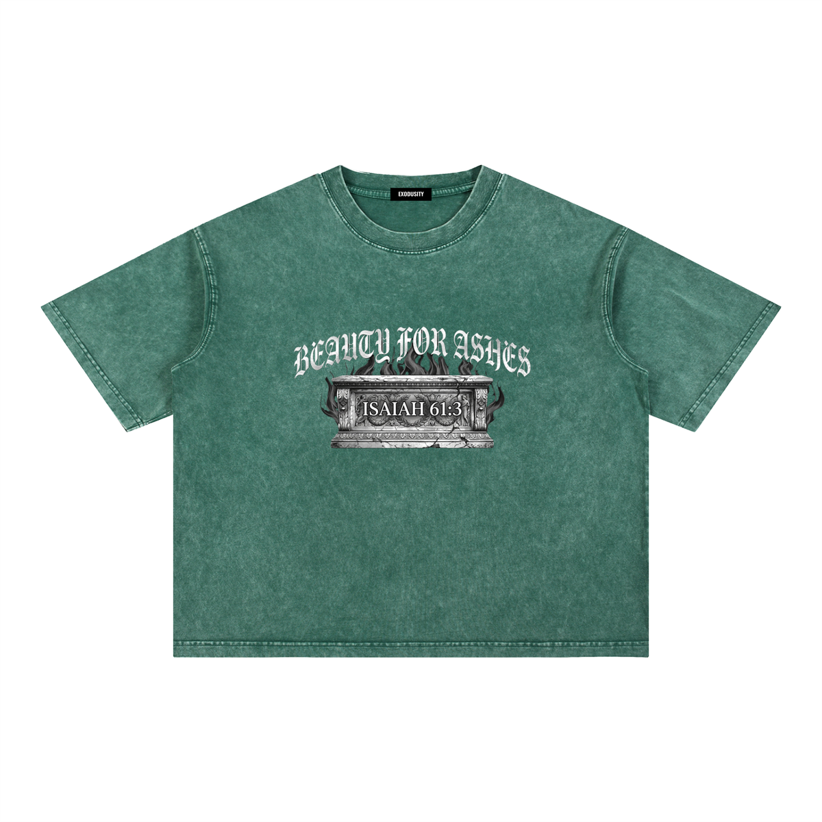 Mineral Wash Boxy Cotton T-Shirt