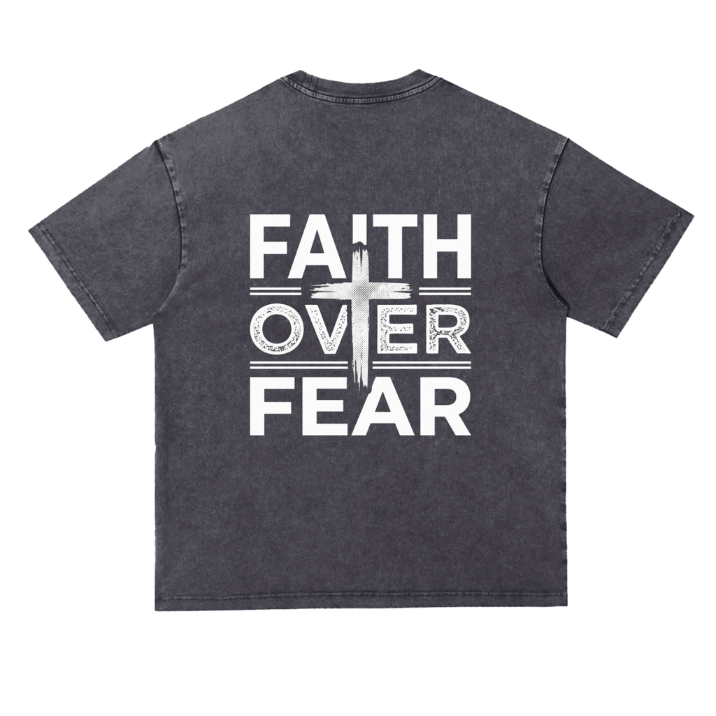 Snow Washed Heavyweight Oversize T-Shirt