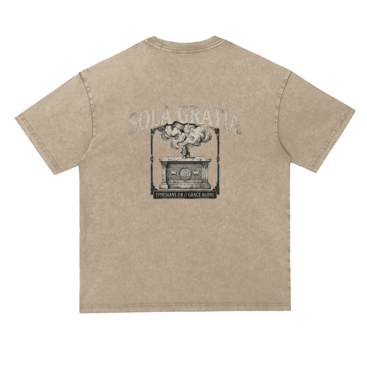 Snow Washed Heavyweight Oversize T-Shirt