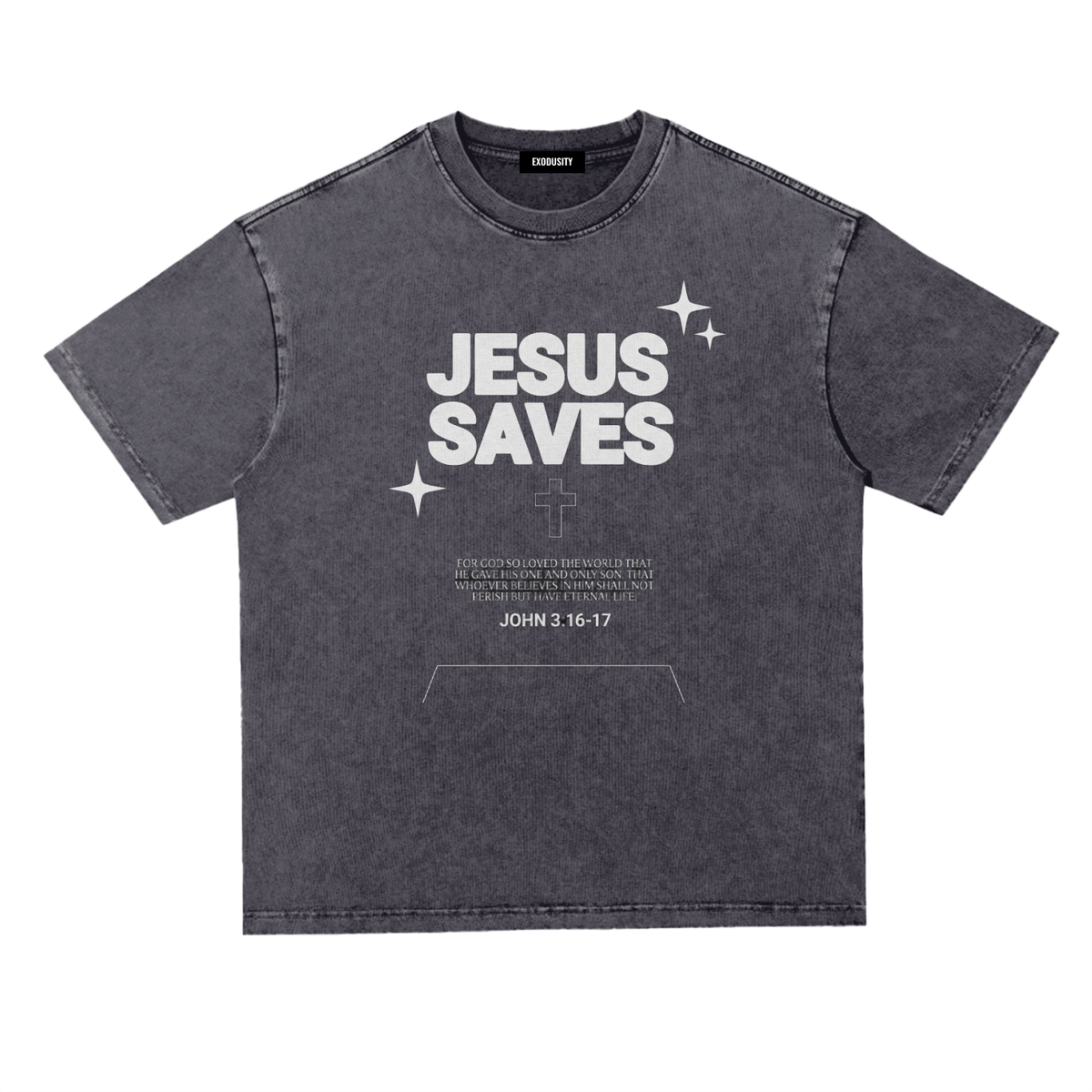 Snow Washed Heavyweight Oversize T-Shirt