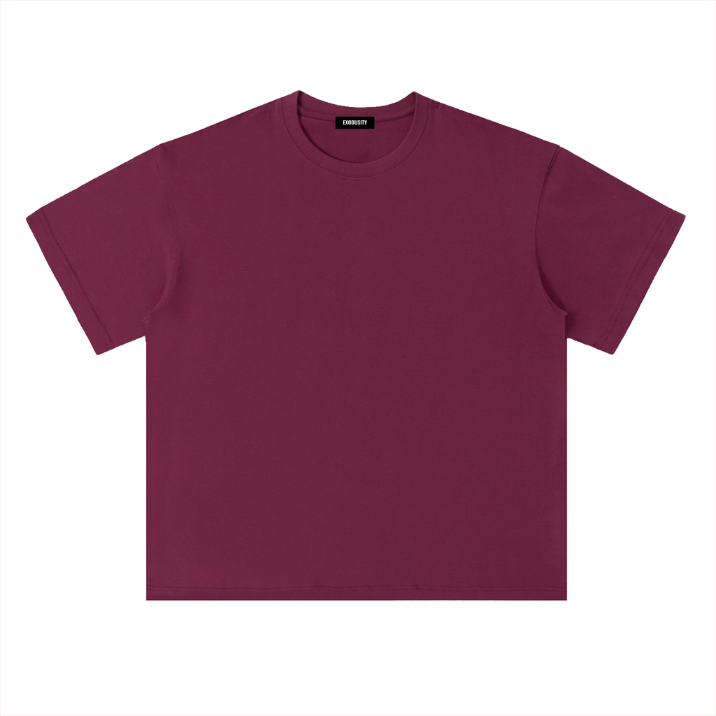 Heavyweight Drop Shoulder Cotton T-Shirt