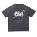 Snow Washed Heavyweight Oversize T-Shirt