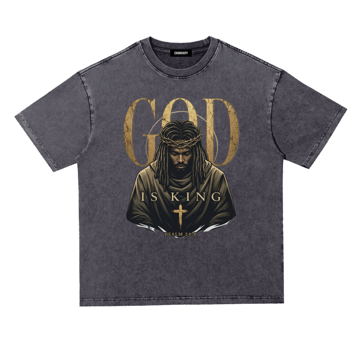 Snow Washed Heavyweight Oversize T-Shirt