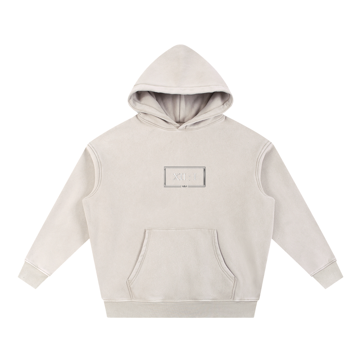 Snow Wash Oversized Fleece Hoodie | 355gsm Unisex Streetwear