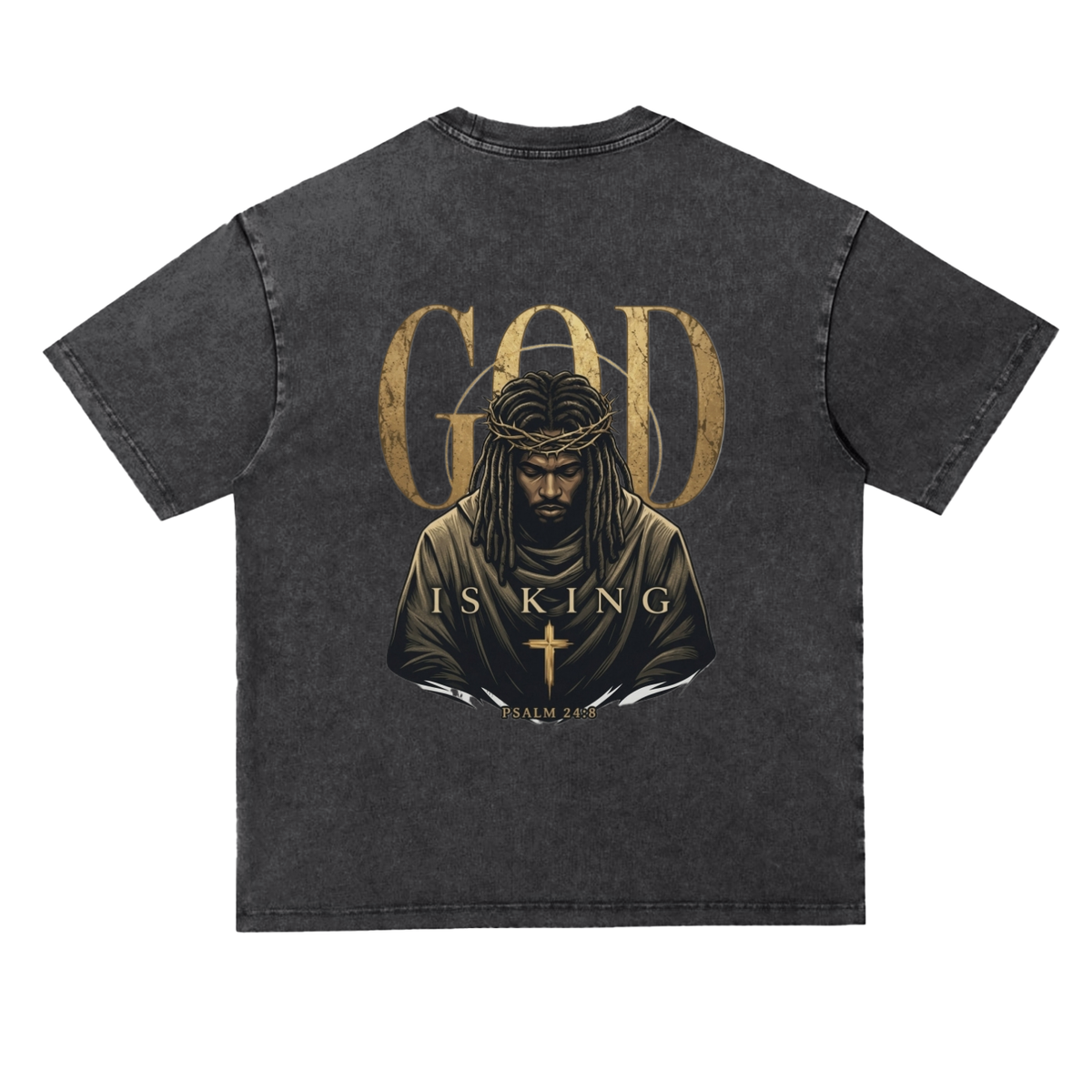 Snow Washed Heavyweight Oversize T-Shirt