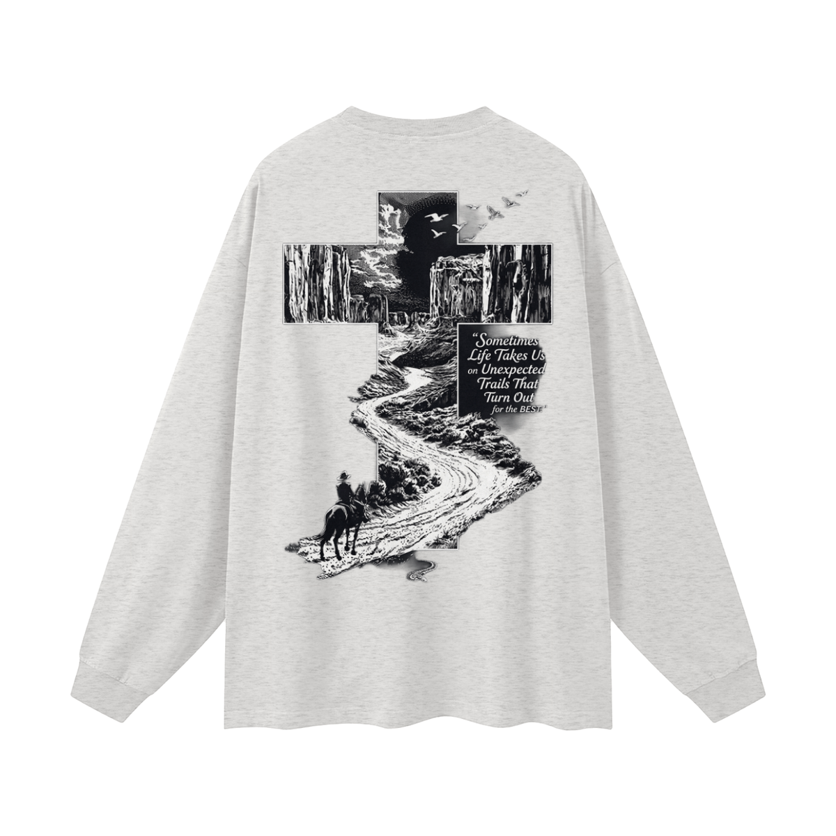 Oversized Unisex Long Sleeve T-Shirt