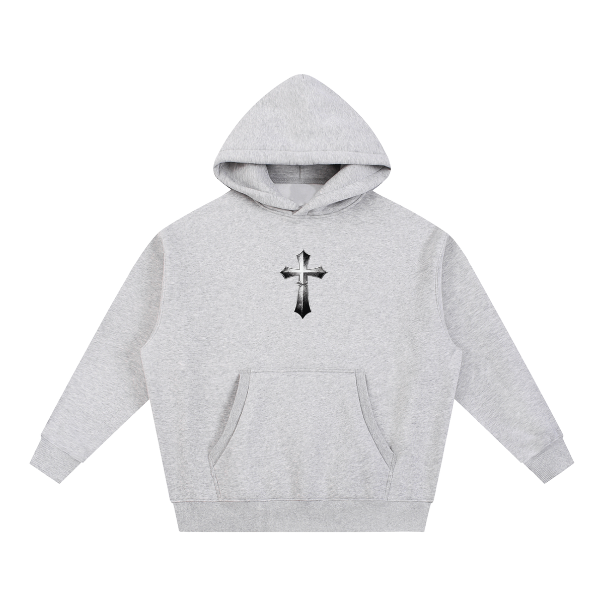 Essential Oversized Boxy Fit Fleece Hoodie