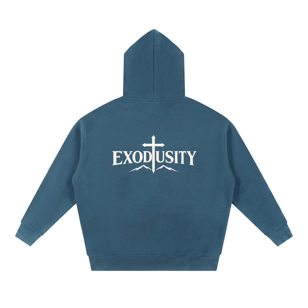 Essential Oversized Boxy Fit Fleece Hoodie